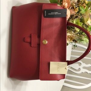Gianni Notoro Carol J Handbag NWT red leather Ital